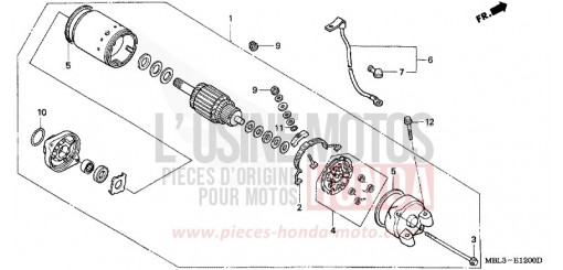 MOTEUR DE DEMARRAGE NT650VW de 1998